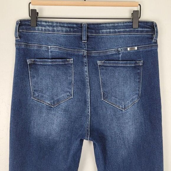 Kancan Size 31 Nicole High Rise Super Skinny Jeans Ankle Dark Wash Blue - Picture 6 of 12